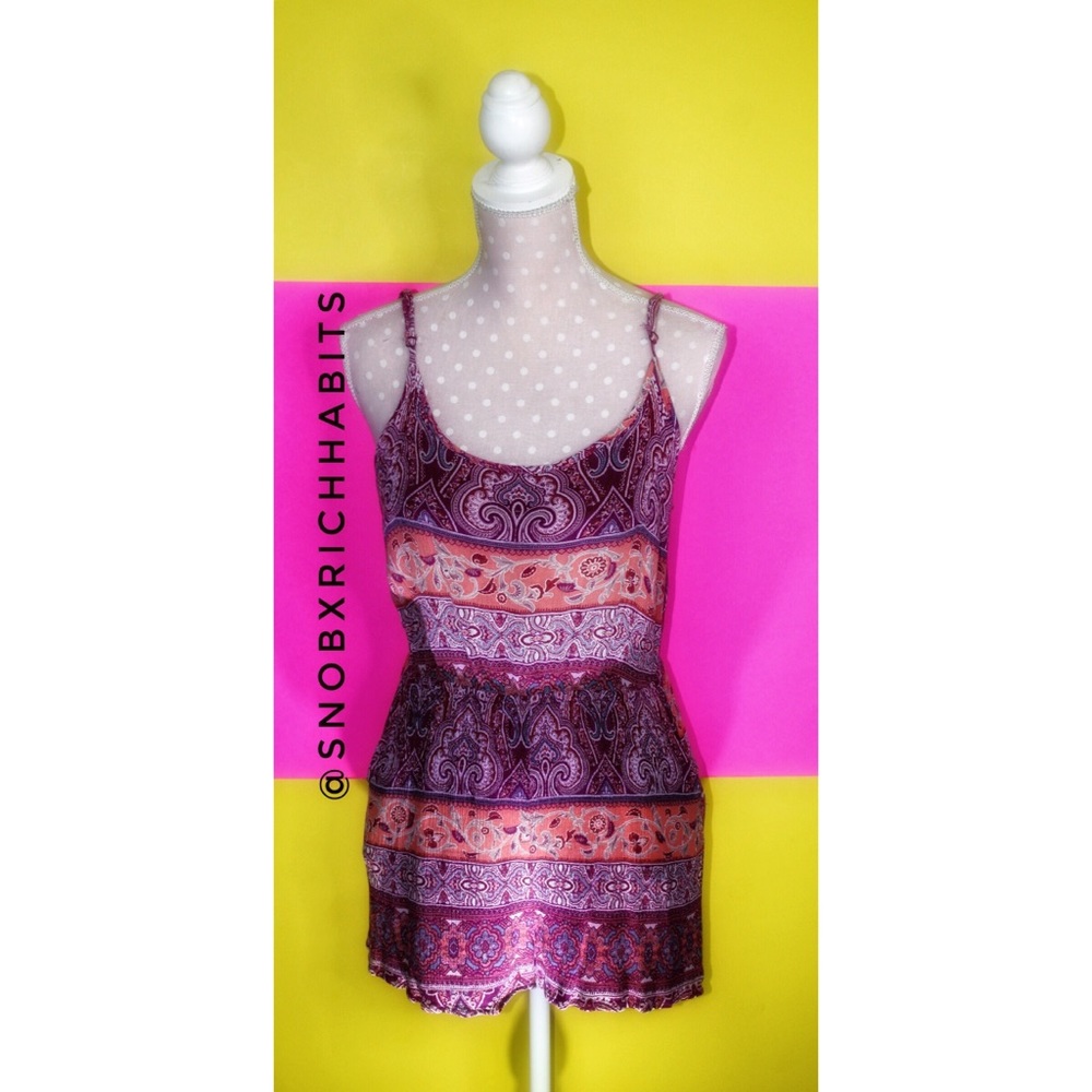 Forever 21 Printed Romper